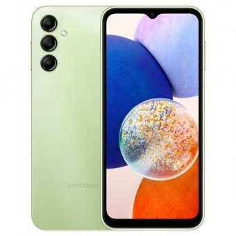 Смартфон Samsung SM-A145 Galaxy A14 64Gb 4Gb светло-зеленый моноблок 3G 4G 2Sim 6.6" 1080x2408 Android 13 50Mpix 802.11 a/b/g/n/ac GPS GSM900/1800 GSM1900 microSD max1024Gb от магазина РЭССИ