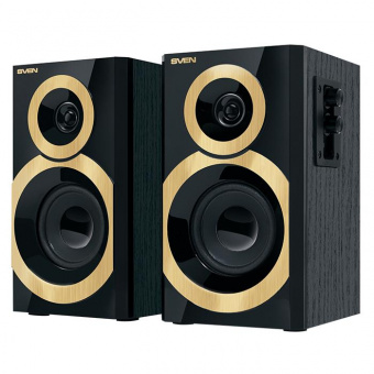 Колонки Sven SPS-619 GOLD 2.0 золотистый/черный 20Вт от магазина РЭССИ