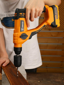 Перфоратор Deko DKCH20 патрон:SDS-plus уд.:1.2Дж 40Вт аккум. (кейс в комплекте) от магазина РЭССИ