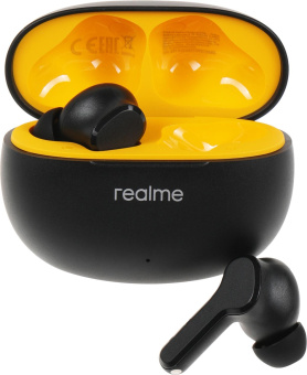 Гарнитура внутриканальные Realme Buds T100 RMA2109 черный беспроводные bluetooth в ушной раковине (6672688) от магазина РЭССИ
