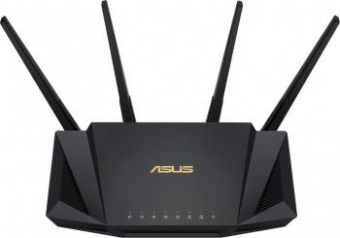 Роутер беспроводной Asus RT-AX58U AX3000 10/100/1000BASE-TX черный от магазина РЭССИ