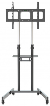 Стойка для телевизора Cactus CS-VM-ST04H черный 37"-70" макс.45кг напольный мобильный от магазина РЭССИ