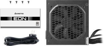 Блок питания Chieftec ATX 400W Eon ZPU-400S 80 PLUS WHITE (20+4pin) APFC 120mm fan 4xSATA от магазина РЭССИ