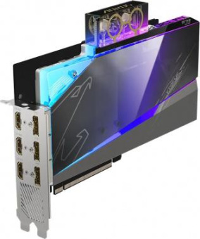 Видеокарта Gigabyte PCI-E 4.0 GV-N3080AORUSX WB-12GD NVIDIA GeForce RTX 3080 12288Mb 384 GDDR6X 1830/19000 HDMIx3 DPx3 HDCP Ret от магазина РЭССИ
