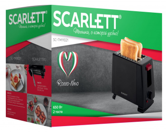Тостер Scarlett SC-TM11021 650Вт черный от магазина РЭССИ