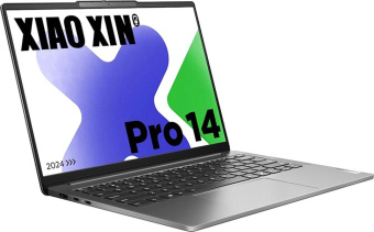 Ноутбук Lenovo Xiaoxin Pro14 AHP9 Ryzen 7 8845H 16Gb SSD1Tb AMD Radeon 780M 2Gb 14" OLED 2.8K (2880x1800) Windows 11 trial (для ознакомления) Home grey WiFi BT Cam от магазина РЭССИ