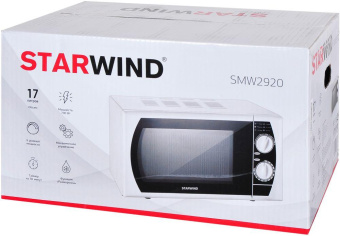 Микроволновая Печь Starwind SMW2920 17л. 700Вт белый/черный от магазина РЭССИ
