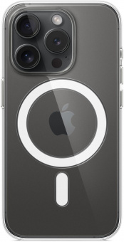 Чехол (клип-кейс) Apple для Apple iPhone 15 Pro MT223FE/A with MagSafe прозрачный от магазина РЭССИ