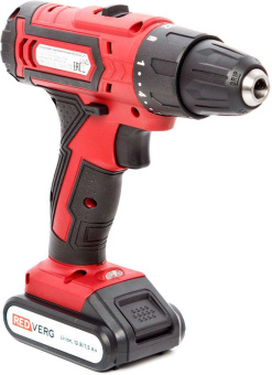 Шуруповерт RedVerg RD-SD12L/2Y аккум. патрон:быстрозажимной (кейс в комплекте) от магазина РЭССИ