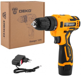 Дрель-шуруповерт Deko Banger 12V SET 1 аккум. патрон:быстрозажимной (063-4129) от магазина РЭССИ