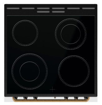 Плита Электрическая Gorenje GECS6B70CLB черный стеклокерамика (без крышки) от магазина РЭССИ