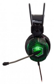 Наушники с микрофоном Оклик HS-L500G TOXIC черный 2.2м мониторные оголовье (472656) от магазина РЭССИ