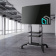 Картинка Подставка для телевизора Onkron TS2811 черный 60"-100" макс.147.8кг напольный мобильный от магазина РЭССИ Подставка для телевизора Onkron TS2811 черный 60"-100" макс.147.8кг напольный мобильный от магазина РЭССИ