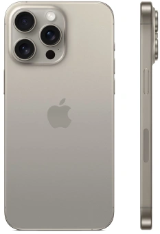Смартфон Apple A3106 iPhone 15 Pro Max 512Gb титан моноблок 3G 4G 1Sim 6.7" 1290x2796 iOS 17 48Mpix 802.11 a/b/g/n/ac/ax NFC GPS GSM900/1800 TouchSc Protect от магазина РЭССИ
