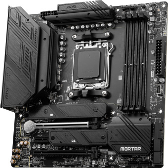 Материнская плата MSI MAG B650M MORTAR WIFI SocketAM5 AMD B650 4xDDR5 mATX AC`97 8ch(7.1) 2.5Gg RAID+VGA+HDMI+DP от магазина РЭССИ