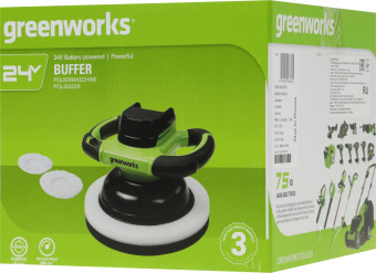 Полировальная машина Greenworks G24BU10 от магазина РЭССИ
