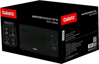 Микроволновая Печь Galanz MOS-2008MB 20л. 700Вт черный от магазина РЭССИ