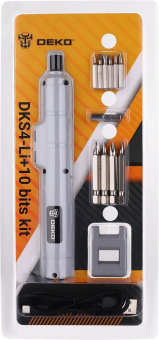 Отвертка аккум. Deko DKS4-Li аккум. патрон:шестигранник 6.35 мм (1/4) (065-0662) от магазина РЭССИ