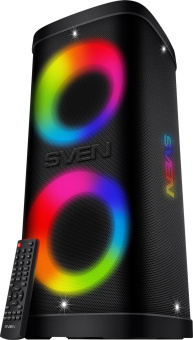 Колонка порт. Sven АС PS-930 черный 150W 1.0 BT/3.5Jack 7200mAh (SV-022402) от магазина РЭССИ