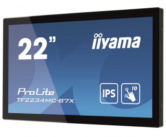 Монитор Iiyama 21.5" ProLite TF2234MC-B7X черный IPS LED 16:9 HDMI 350cd 178гр/178гр 1920x1080 VGA DP FHD USB Touch 4.4кг от магазина РЭССИ