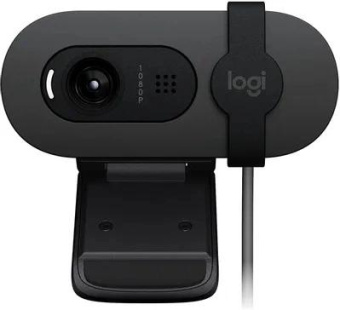 Камера Web Logitech Brio 95 графитовый 2Mpix (1920x1080) USB2.0 с микрофоном для ноутбука (960-001583) от магазина РЭССИ