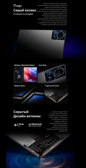 Планшет Teclast T65Max G99 (2.0) 8C RAM8Gb ROM256Gb 12.95" IPS 1920x1200 LTE 2Sim Android 14 серебристый 13Mpix 8Mpix BT GPS Touch microSD 1Tb 10000mAh от магазина РЭССИ
