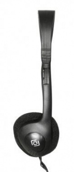 Наушники с микрофоном Оклик HS-M143VB черный 1.8м накладные оголовье (614036) от магазина РЭССИ