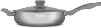 Сотейник Rondell Lumiere RDA-596 d=26см (с крышкой) серый от магазина РЭССИ