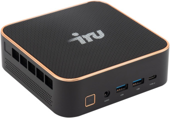 Неттоп IRU Tactio 525 Ryzen 5 6600H (3.3) 16Gb SSD512Gb 660M Windows 11 Pro GbitEth WiFi BT черный (2057781) от магазина РЭССИ