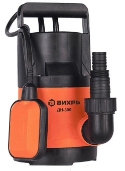 Насос садовый дренажный Вихрь ДН-300 300Вт 11000л/час (68/2/6) от магазина РЭССИ