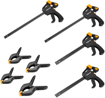 Набор струбцин Deko CLS70-300 8 предметов от магазина РЭССИ