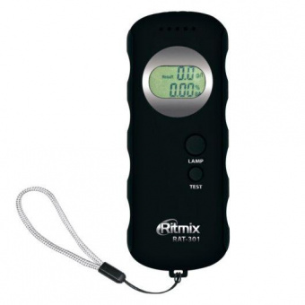 Алкотестер Ritmix RAT-301 полупроводниковый черный от магазина РЭССИ