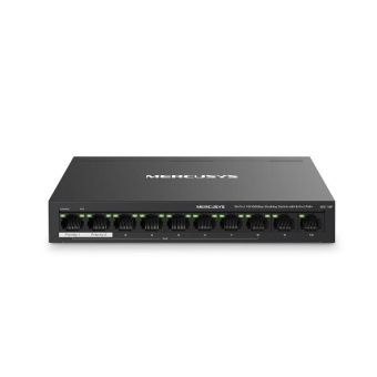 Коммутатор Mercusys MS110P 10x100Mb 8PoE+ 65W неуправляемый от магазина РЭССИ