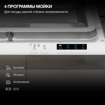 Посудомоечная машина встраив. Hyundai HBD 640P 1900Вт полноразмерная от магазина РЭССИ