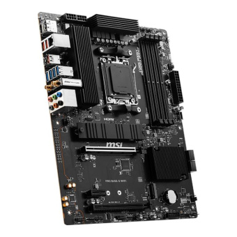 Материнская плата MSI PRO B650-S WIFI SocketAM5 AMD B650 4xDDR5 ATX AC`97 8ch(7.1) 2.5Gg RAID+HDMI+DP от магазина РЭССИ