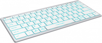 Клавиатура A4Tech Fstyler FX61 белый USB slim LED (FX61 WHITE) от магазина РЭССИ