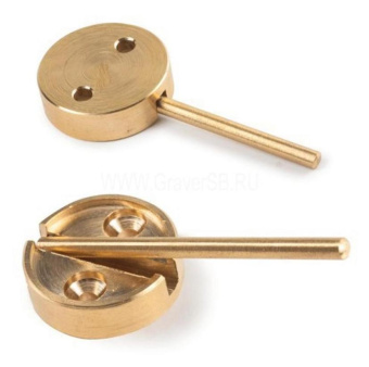 Плашка для опломбирования с флажком 29 латунь от магазина РЭССИ