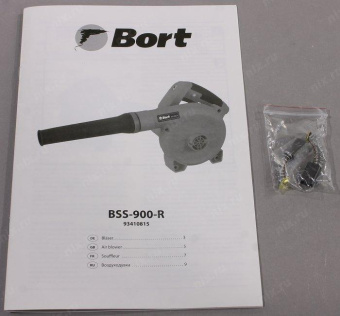 Электрическая воздуходувка BORT BSS-900-R 93410815 от магазина РЭССИ