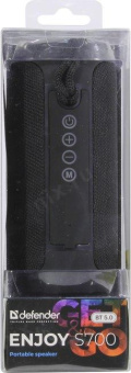 Портативная акустика Defender Enjoy S700 черный 10Вт BT/FM/TF/USB/AUX 65701 от магазина РЭССИ