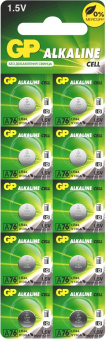 Батарея GP Alkaline A76FRA-2C10 LR44 (10шт) блистер от магазина РЭССИ