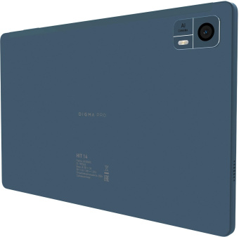 Планшет Digma Pro Pro HIT 14 T606 (1.6) 8C RAM4Gb ROM128Gb 10.4" IPS 2000x1200 3G 4G Android 13 синий 13Mpix 5Mpix BT GPS WiFi Touch microSD 128Gb 7000mAh от магазина РЭССИ
