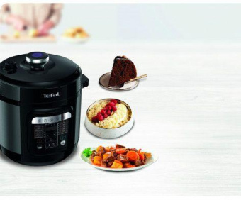 Мультиварка-скороварка Tefal Home Chef CY601832 6л 1000Вт черный от магазина РЭССИ