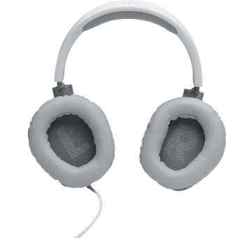 Гарнитура накладные JBL Quantum 100 1.2м белый проводные оголовье (JBLQUANTUM100WHT) от магазина РЭССИ