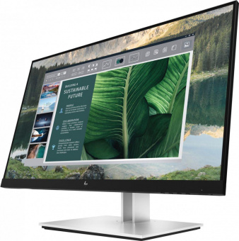 Монитор HP 23.8" E24u G4 серебристый/черный IPS 16:9 HDMI HAS Piv 250cd 178гр/178гр 1920x1080 DP FHD USB 6.3кг от магазина РЭССИ