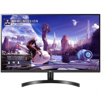 Монитор LG 31.5" 32QN600-B черный IPS LED 5ms 16:9 HDMI матовая 1000:1 350cd 178гр/178гр 2560x1440 DP 2K 7.2кг от магазина РЭССИ