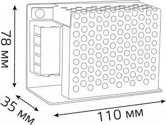Блок питания Gauss 202002075 встраив. для лен.светод. черный от магазина РЭССИ