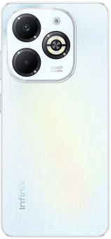 Смартфон Infinix X6526 Smart 8 Plus 128Gb 4Gb белый моноблок 2Sim 6.6" 720x1612 Android 13 50Mpix 802.11 a/b/g/n/ac NFC GPS GSM900/1800 GSM1900 TouchSc Protect FM A-GPS Micro SD max2048Gb от магазина РЭССИ