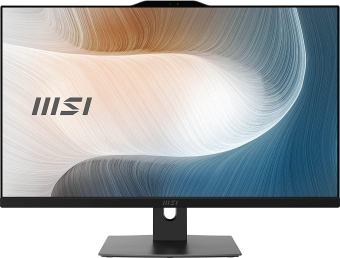 Моноблок MSI Modern AM272P 12M-229XRU 27" Full HD i7 1260P (2.1) 32Gb SSD1Tb Iris Xe noOS GbitEth WiFi BT 120W клавиатура мышь Cam черный 1920x1080 от магазина РЭССИ