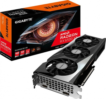 Видеокарта Gigabyte PCI-E 4.0 GV-R65XTGAMING OC-4GD AMD Radeon RX 6500XT 4096Mb 64 GDDR6 2685/18000 HDMIx1 DPx1 HDCP Ret от магазина РЭССИ