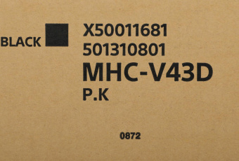 Минисистема Sony MHC-V43D черный CD CDRW DVD DVDRW FM USB BT от магазина РЭССИ